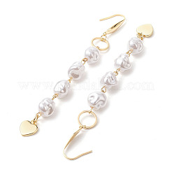 Латунь болтающийся серьги EJEW-JE05930