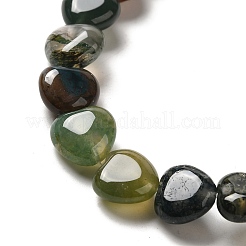 Природного индийского агата шарик нити X-G-R190-11