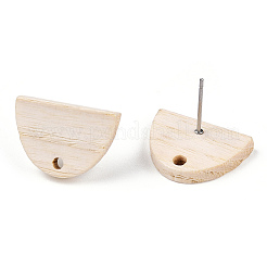 Фурнитура для серег из ясеня&nbsp;EJEW-N017-011M