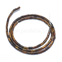 Природных тигровый глаз бисер нитей G-F631-B02