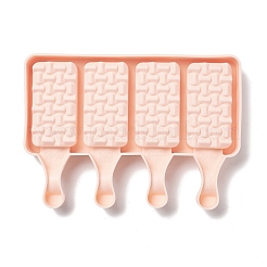 Пищевые силиконовые Молды для мороженого прямоугольной Молды «сделай сам»&nbsp;DIY-D062-05C