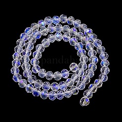 Гальванизируйте прозрачное стекло бисер нитей&nbsp;EGLA-YW0001-65A