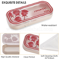 1шт пластиковый футляр для очков&nbsp;AJEW-CN0005-11