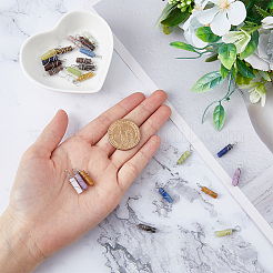 24 шт. 12 стиля подвески из натуральных драгоценных камней&nbsp;FIND-FH0006-41