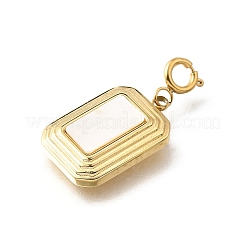 Прямоугольные подвесные украшения из нержавеющей стали 304&nbsp;STAS-H202-10G