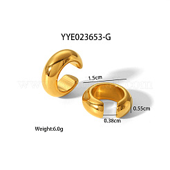 Элегантные серьги-каффы из нержавеющей стали 304&nbsp;NQ7572-1