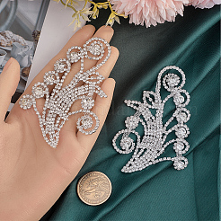 1 пара латунных страз для украшения свадебного платья FIND-GF0006-54