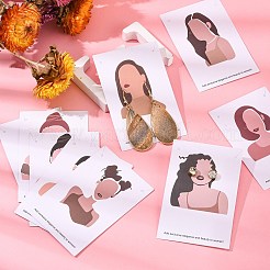 Картонных карт дисплей ювелирных изделий CDIS-H002-02