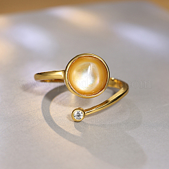 Простое цветное серебряное кольцо с овальной бусиной для женщин GZ9056