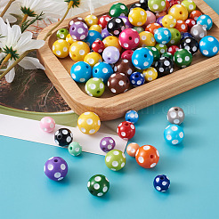 Непрозрачные акриловые бусины&nbsp;SACR-CW0001-03