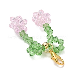 3 шт. подвески из австрийского хрусталя с имитацией вишневого стекла&nbsp;HJEW-JM04058