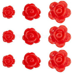 150шт 3 стиля бусины из смолы RESI-PA0001-05