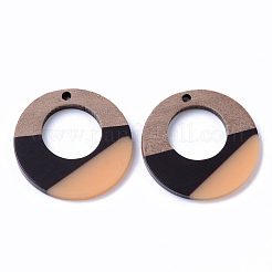 Подвески из смолы и ореха RESI-N025-004A-B02