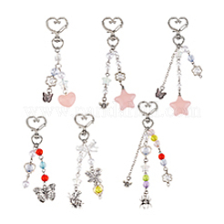 Сердце звезда бабочка акриловый кулон украшение&nbsp;HJEW-PH01943