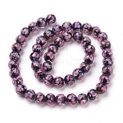 Ручной золотой песок бусины бисер нитей LAMP-L072-E01