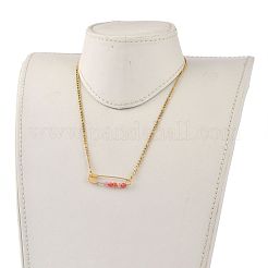 201 булавка из нержавеющей стали подвеска ожерелье&nbsp;NJEW-JN03002