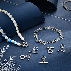 8 комплект латунных застежек-тоглов&nbsp;KK-PH0001-89