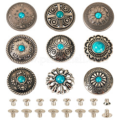 Декоративные заклепки из цинкового сплава BUTT-TA0001-24