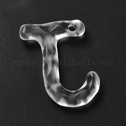 Подвески с алфавитом из прозрачной смолы&nbsp;LS-RESI-C028-02J