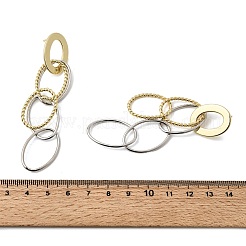 Серьги-гвоздики с подвеской из латуни&nbsp;EJEW-L308-05GP