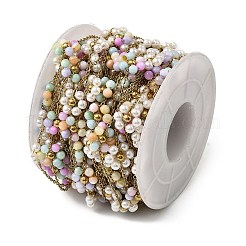 Цепи из нержавеющей стали 304 ручной работы с бусинами CHS-L031-11G-03