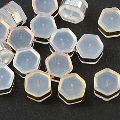 16 шт. 4 цвета силиконовые гайки для ушей&nbsp;SIL-YW0001-02