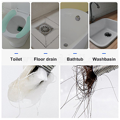 Инструмент для удаления засора сливного отверстия из нержавеющей стали TOOL-WH0129-92