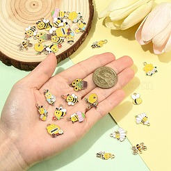 30шт 15 стиля сплава эмалевые подвески&nbsp;ENAM-YW0008-39