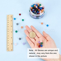 200 шт. набор для самостоятельного изготовления браслета из натуральных и окрашенных малайзийских нефритов&nbsp;DIY-SC0014-77