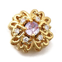 Многожильные звенья из латуни с паве из кубического циркония KK-F913-11G