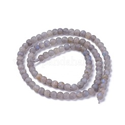 Природные лабрадорита бисер нитей G-G772-04-E