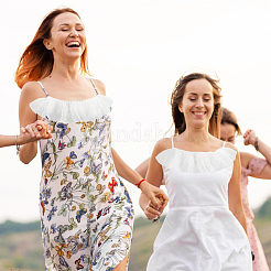 Плиссированная кружевная лента из полиэстера&nbsp;OCOR-WH0078-132B