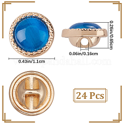 24 шт. пластиковые пуговицы на ножке&nbsp;BUTT-GF0003-78B