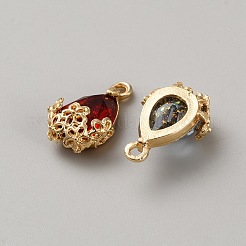 44 шт./комплект подвесок из цинкового сплава с кубическим цирконием&nbsp;FIND-WH0424-08KCG