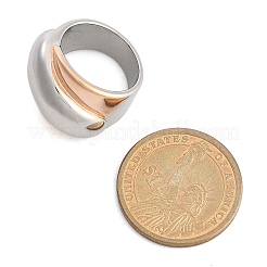 Кольцо на широкий палец из нержавеющей стали 304 для унисекс&nbsp;RJEW-Z076-03P-04