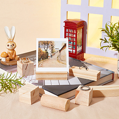 18 шт. держатель для визитных карточек из сосны в форме куба ODIS-PH0001-34