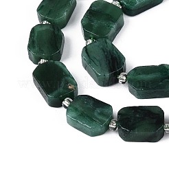 Бусины из натурального фуксита G-T138-26A-11