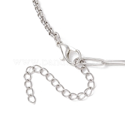 Цепочки-скрепки Rolo из нержавеющей стали 304&nbsp;NJEW-JN05771