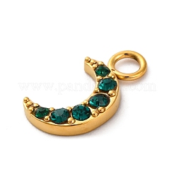 Подвески из нержавеющей стали 304 со стразами STAS-M110-20G