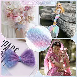 Сетчатая ткань из полиэстера&nbsp;DIY-WH0308-683A