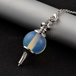 Опаловая сфера биолокационные маятники&nbsp;X-BJEW-E292-A11