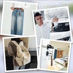 Кожаный брелок KEYC-WH20002-05B-01