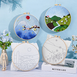 Горный пейзаж DIY-WH0568-20