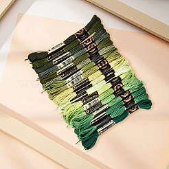 6-слойная полиэфирная нить для вышивания&nbsp;OCOR-WH20074-01B-04