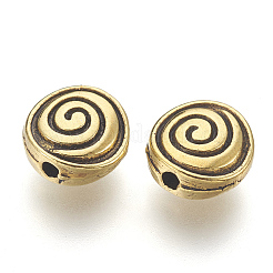 Сплавочные овальные бусины тибетского стиля &nbsp;LS-GLF10741Y-NF