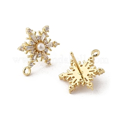 Латунные серьги-гвоздики из циркония KK-K371-34G