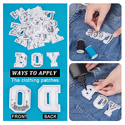 Нашивки на одежду из полиэстера DIY-PH0009-92