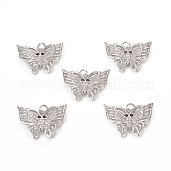 Латунные микро проложить кубического циркония подвески&nbsp;KK-E068-VB285