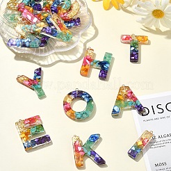 26шт 26 стиля прозрачные подвески из эпоксидной смолы CRES-YW0002-28F