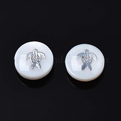 Бусины из натуральных пресноводных ракушек SHEL-N003-22-18P